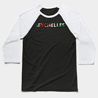 Drapeau Seychelles Baseball T-Shirt